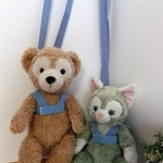 ダッフィー＆ジェラトーニ＆ステラルー　水色ハーネス&ショルダーベルト