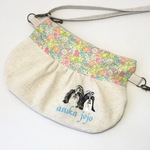 pan-dan様オーダー品☆犬の手刺繍のショルダーバック