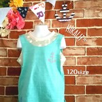 5月限定sale[120]爽やかマリン*重ね着風タンクトップ