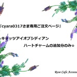 （1515）『cyara0317さま専用ご注文ページ』☆チャームの追加分のみ(^^♪