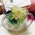 【再販】夏クリアフープシンプルピアス