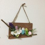 セキセイカップルとflowerboard♪