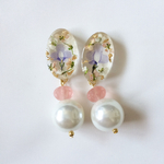 flower pearl pierce