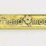 【直輸入】handmade*チャーム*10個セット*ダークゴールド* 
25×6mm