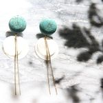  海の泡の贈り物ピアス/イヤリング（TQZ) 