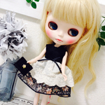 ふんわりワンピース 22㎝ドール服