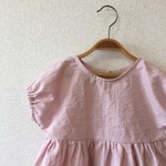 80㎝★さくら色のドルマンワンピース