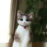 木のカップ猫　くろみつ　⑩