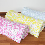 【M】ベビーカーサイズのふんわりブランケット（ガーゼケット）｜6重ガーゼ＆ミモザ