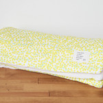 【M】ベビーカーサイズのふんわりブランケット（ガーゼケット）｜6重ガーゼ＆ミモザイエロー