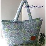 ＊C様オーダー＊ナイロンキルティングのトートバッグ