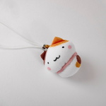 まめにゃんこのストラップ　三毛猫3