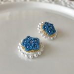 紫陽花のピアス