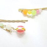 金平糖と手毬飴のヘアピン✿2本set