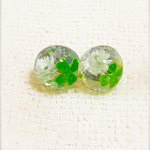 四つ葉のクローバーのピアス♪