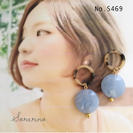 No.S469 シャーベットカラー♡⃛べっ甲ピアス