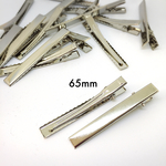 在庫限り【訳あり】65mm*10本セット ヘアクリップ