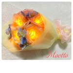 ARIA様専用ページ  フラワーブーケライトフラワーライト花束ライト moetto