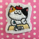 漫画家ねこのワッペン