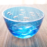 切子 ガラス　冷茶　「ぎょぐん」