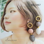 No.S467 ふんわり♡⃛リングピアス