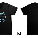 猫科Tシャツ M・ミズイロ(マニグルマで積む功徳)