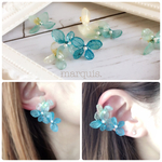 ◆再再販◆紫陽花ピアス
