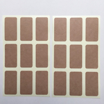 ＊送料無料＊No.27《クラフトシール》  長方形(角丸R3)3.8×2cm90枚