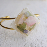 flowerバングル(ホワイト)