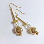 ゴールドボールピアス☆