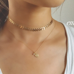 Gold Chain Arrow Choker
