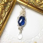 カイヤナイト＊誠実の薔薇　ペンダントトップ 