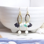 T.CY  Summer garden チェコお花のピアス