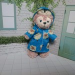 レインコート ダッフィー&シェリーメイ兼用 ぬいば（15cm）洋服 カボチャパンツセット カッパ