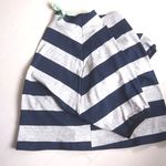 太ボーダーリネンニットでラグランスリーブTOPS with Liberty