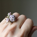布花　小さなバラのリング