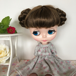 Blythe outfit 水玉ダブルガーゼのワンピース