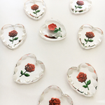 【再販】ヴィンテージチャーム25㎜（1ヶ）薔薇ハート