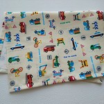 〈ﾗﾝﾁｮﾝﾏｯﾄ〉25×35 くるま柄 ② 