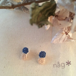 刺繍 おだんごピアス