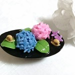 【0908****様専用ページ】紫陽花とカタツムリ