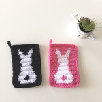 【再販】2枚セット☆うさぎアクリルたわし