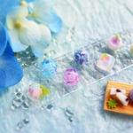 ミニチュア和菓子　紫陽花尽くし