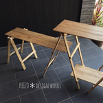 カウンターテーブル wood ×3 Mウォルナット アウトドア＊キャンプ