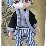 No.37 Bオビツ１１☆カーデ&サロペットパンツ