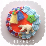 237)しろくまのチロリーなブローチ。