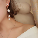 no1440/パールフラワービジューピアス