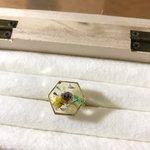 かすみ草の花束リング