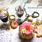【Ｉ様ご依頼品】スイーツキーホルダー3点セット          スイーツデコ