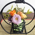 【送料無料】プリザーブドフラワー■月光-橙色■数量限定